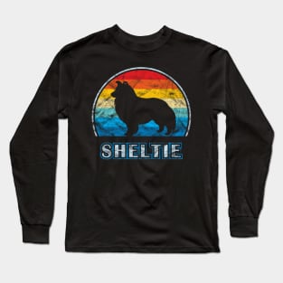 Sheltie Vintage Design Shetland Sheepdog Long Sleeve T-Shirt